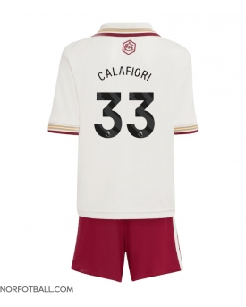 Billige Fotballdrakt Arsenal Riccardo Calafiori #33 Replika Tredjedraktsett Barn 2025-26 Kortermet (med bukser)